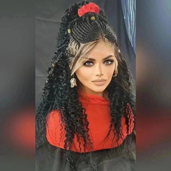 Premium Handmade BraidedLace Wigs for Working Women -Versatile, Lightweight, NWT - Picture 11 of 15